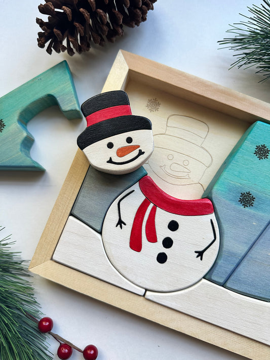 Snowman puzzle