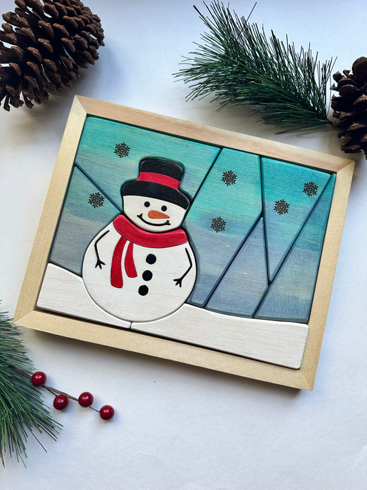 Snowman puzzle