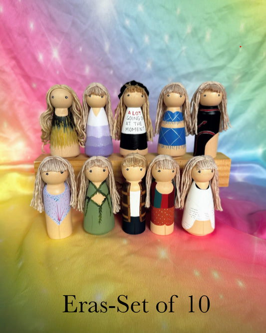 Tiny Taylors -peg dolls